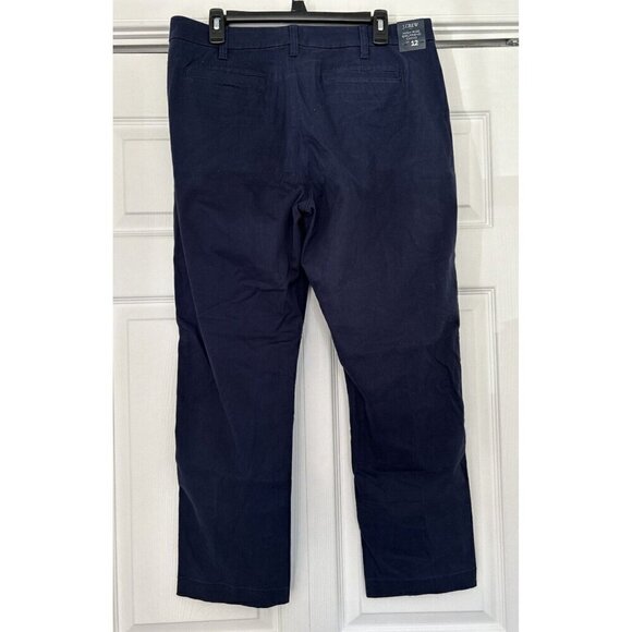 J.Crew Womens High Rise Girlfriend Chino Navy Blue Size 12 - Picture 4 of 11